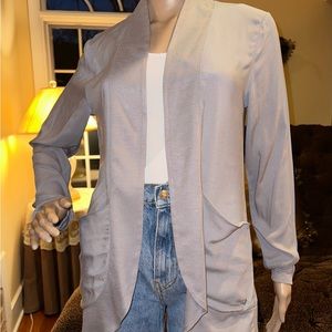 NWT Guess Lightweight Jacket/Blazer Grey Sky Sz S
